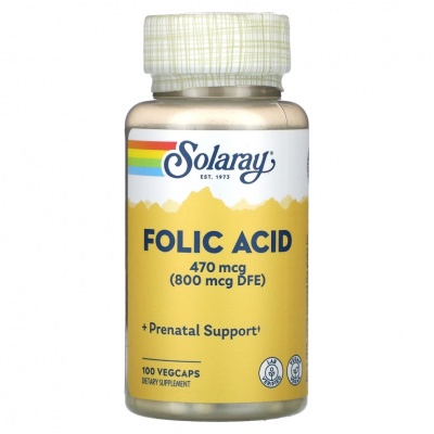   Solaray Folic Acid 470  100 